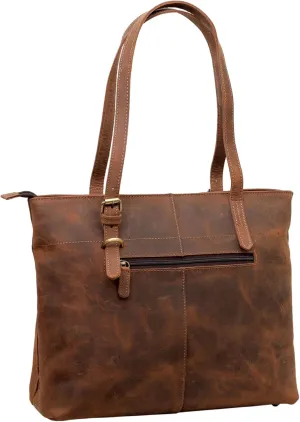 Leather Purse for Women Leather Tote Bag Satchel Vintage Genuine Leather Purses for Women Handbag Office Casual