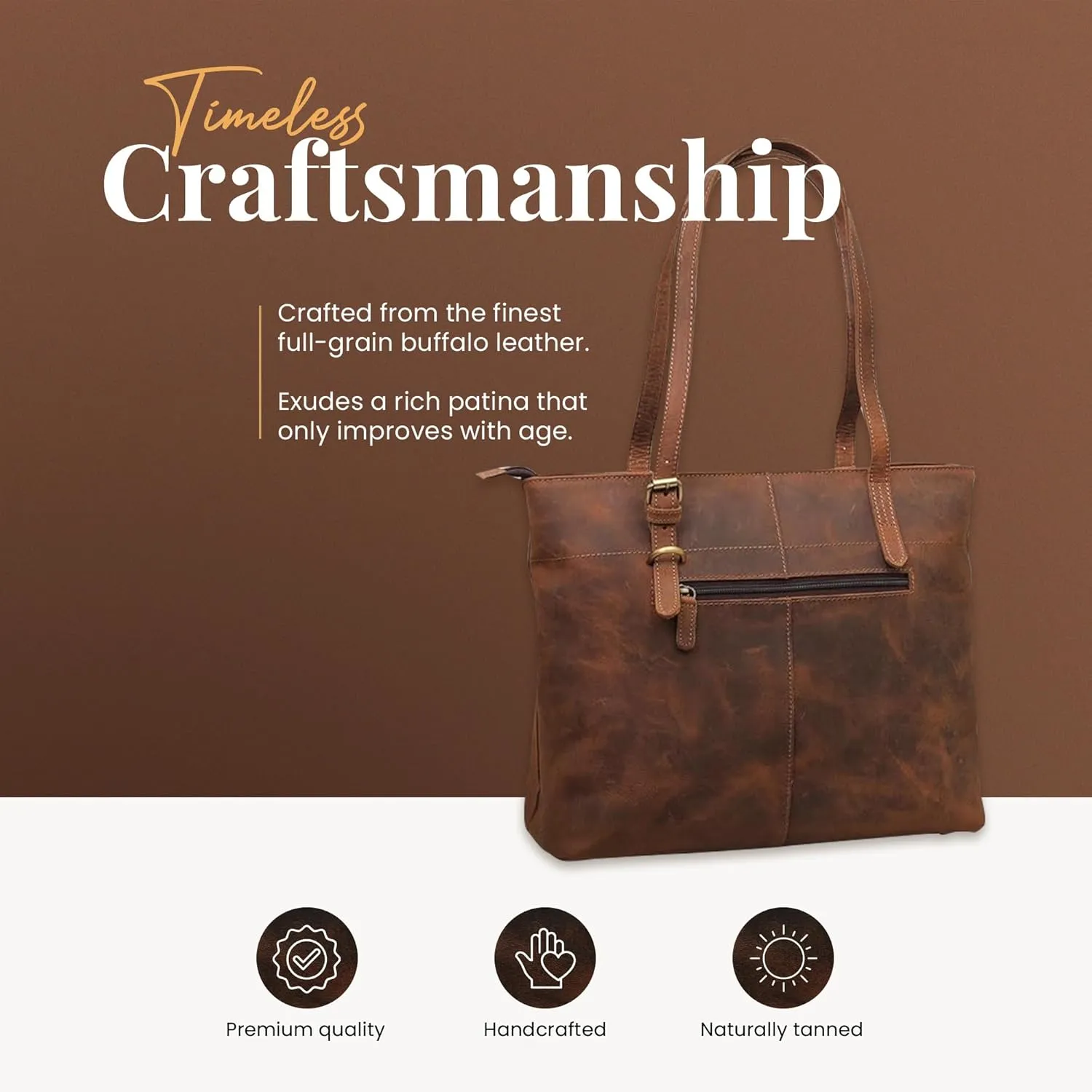 Leather Purse for Women Leather Tote Bag Satchel Vintage Genuine Leather Purses for Women Handbag Office Casual