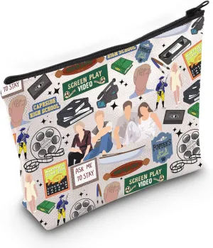 LEVLO Dawson Leery Cosmetic Bag Joey Potter & Pacey Witter & Jen Lindley Fans Gift Capeside TV Show Zipper Pouch Bag Dawson Leery Merchandise (Screen Bag)