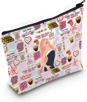 LEVLO Singer Cosmetic Makeup Bag Music Album Lover Gift Music Concert Zipper Pouch Bag Singer Tour Merchandise(Bleh Bag)