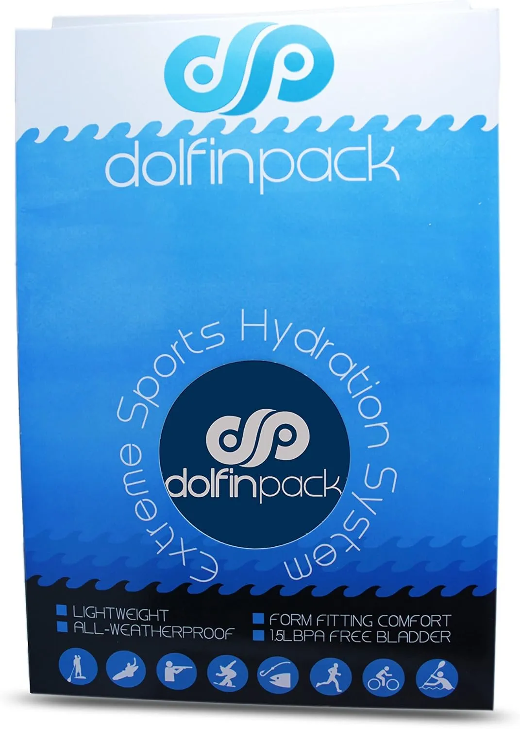 Lightweight, Form-fitting, Waterproof, Extreme Sports Hydration Pack