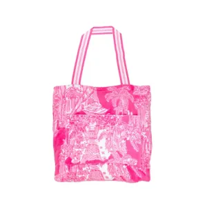 Lilly Pulitzer Towel Tote - Palm Beach Toile