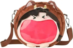 Link Click Ita Bag Kawaii Cute Backpack Messenger Clear Shoulder Bags Pin Display Bag, Charles, Small