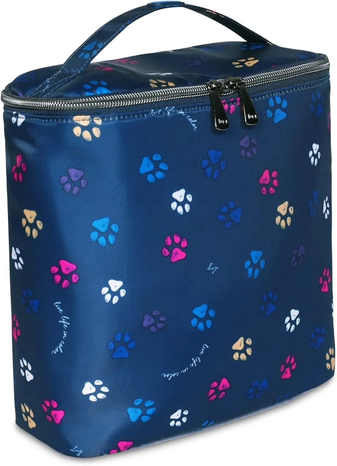 Lug Dolly Cosmetic Case, CORAL