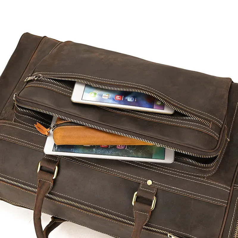 Luggage 24 Leather Travel Bag