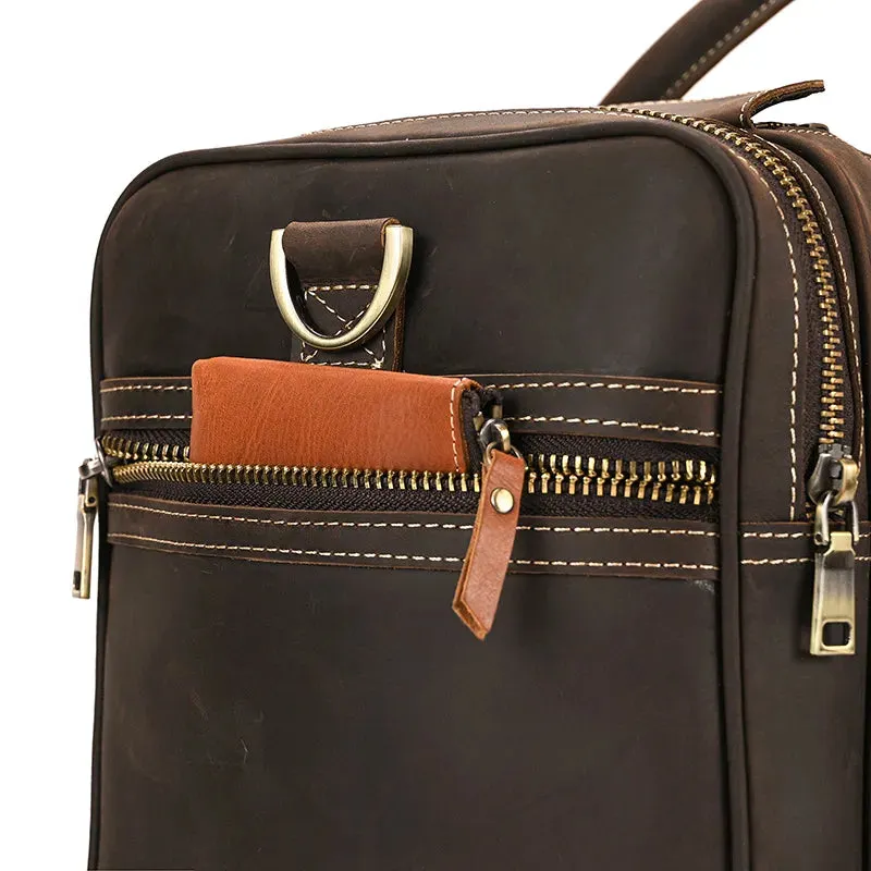 Luggage 24 Leather Travel Bag