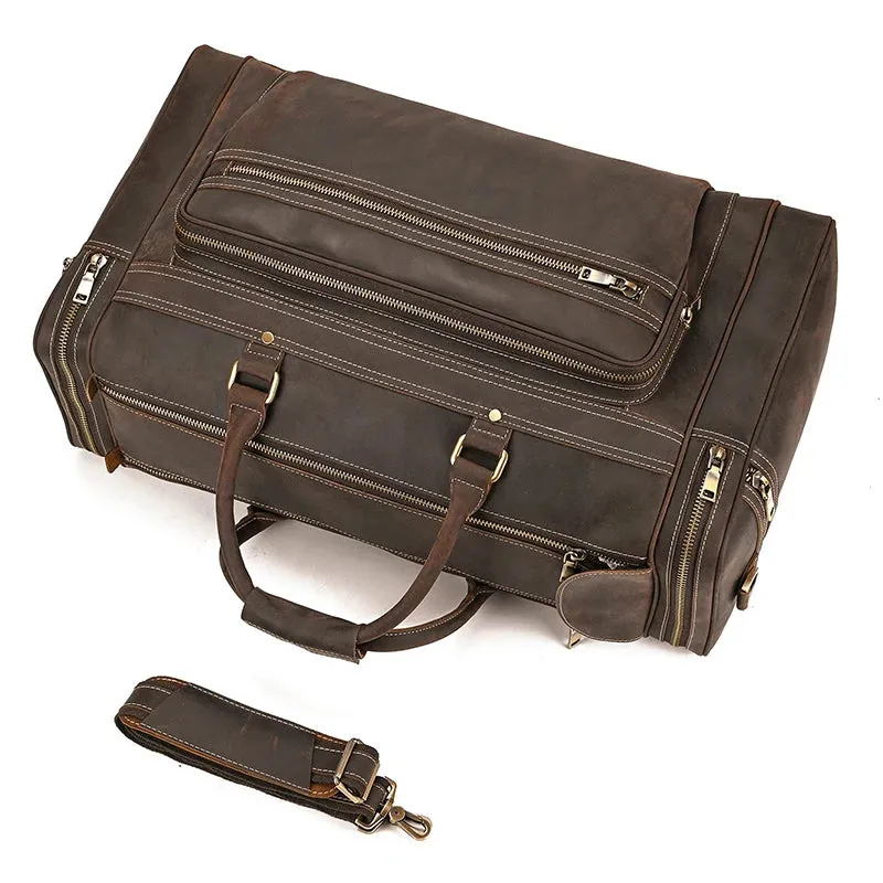 Luggage 24 Leather Travel Bag