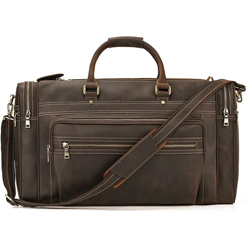 Luggage 24 Leather Travel Bag