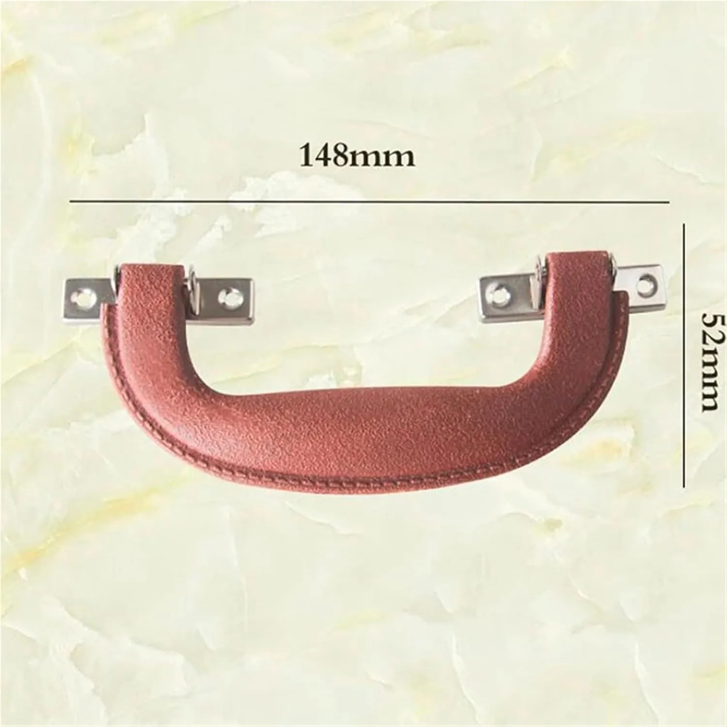 Luggage Handle Plastic Direct Trolly Luggage Toolbox Suitcase Case Handle DIY Handbag Bags Cosmetic Strap Carrying Grip for Luggage Suitcase(Brown)