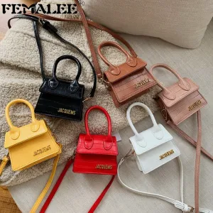 Luxury Handle Mini J Bags Brand Purses Handbags 2019 Women Designer Small Shoulder Crossbody Bags Female Crocodile Pattern Totes