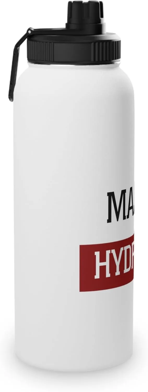Major's Hydration: Stainless Steel Water Bottle – BPA-Free, Insulated Sports Lid, 12oz, 18oz, 32oz (32oz)