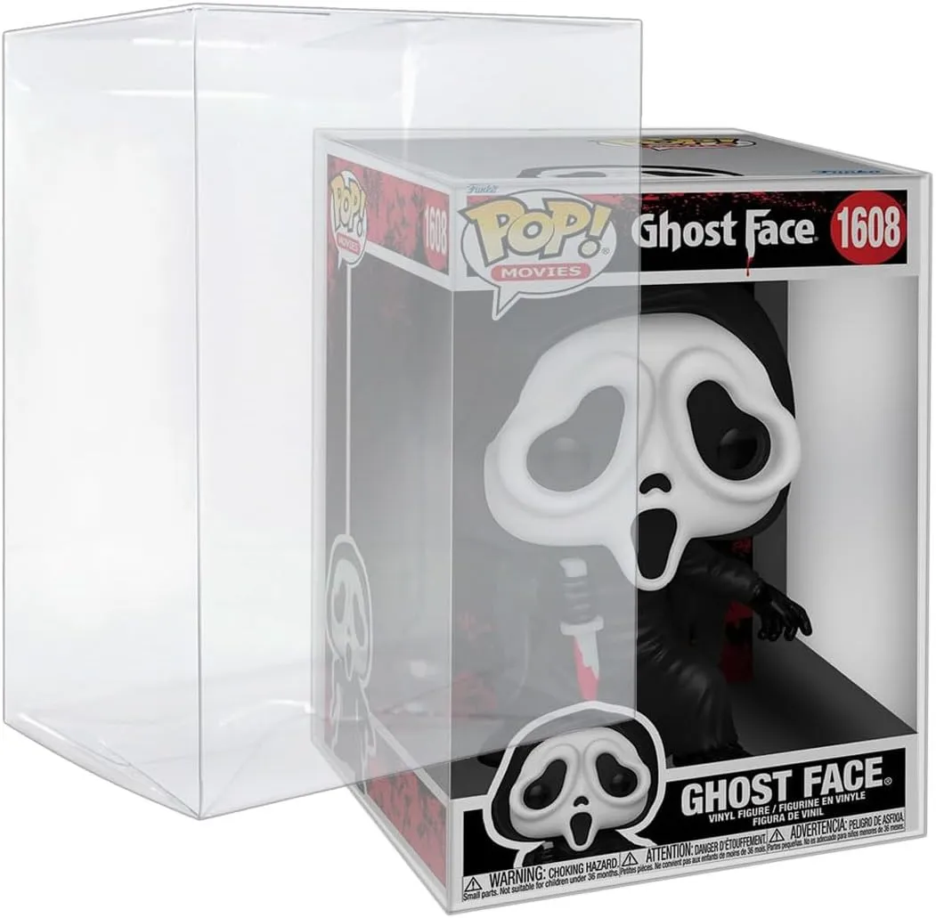 MALKO 10 Inch Jumbo Funko Pop Protector | Figure NOT Included | Compatible with Vertical 10" Vinyl Figures | 2 Pack