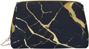 Marble Toiletry Pouch, Travel-Friendly Makeup Organizer For Makeup Brushes, Lipsticks