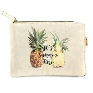 Me Plus Eco Zipper Pouch Stylish Printed, Traveler Organizer, Cosmetic Small Makeup, Students BTS Organization Bag - 22 Pattern options (It's summer time)