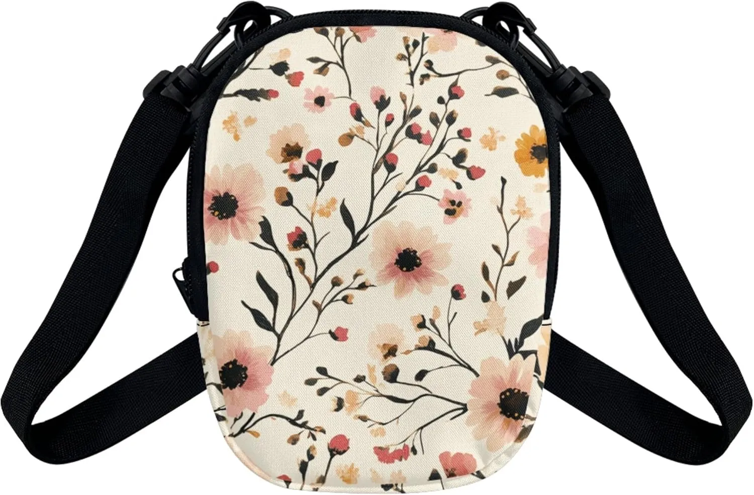 Messenger Bag for Women Zipper Purse Crossbody Bags with Adjustable Strap Small Shoulder Bag Casual Sling Pack