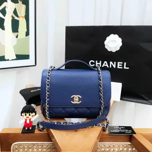 Messenger Blue 2017 Medium Chanel Bag Loyal customers Savings-packed