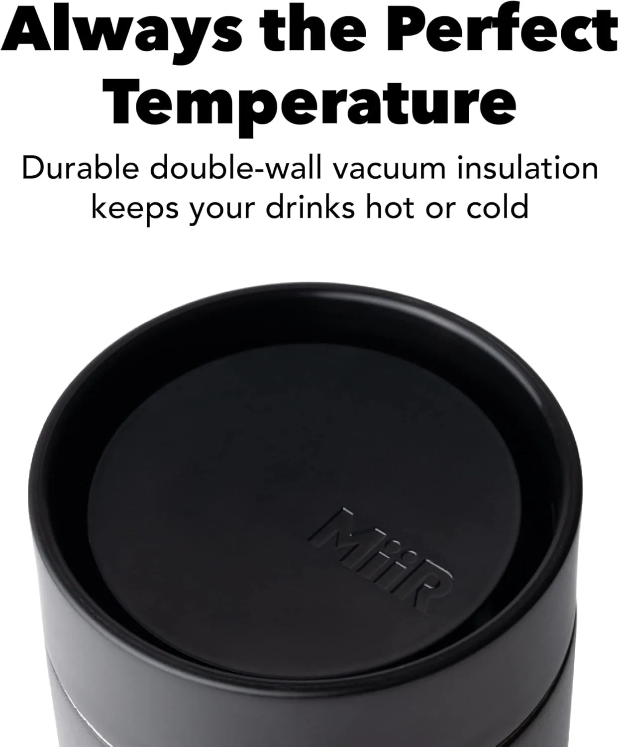 MiiR 360 Traveler, Stainless Steel Double-Wall Vacuum Insulated Tumbler - Leakproof 360 Lid for Easy Sipping on the Go; Perfect for Hot & Cold Drinks