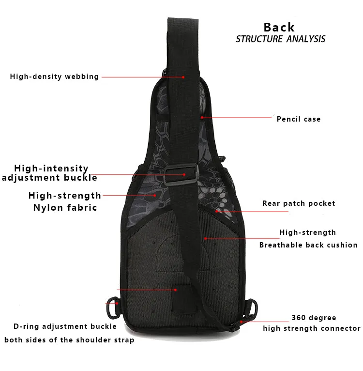Military Tactical Outdoor Shoulder Backpack