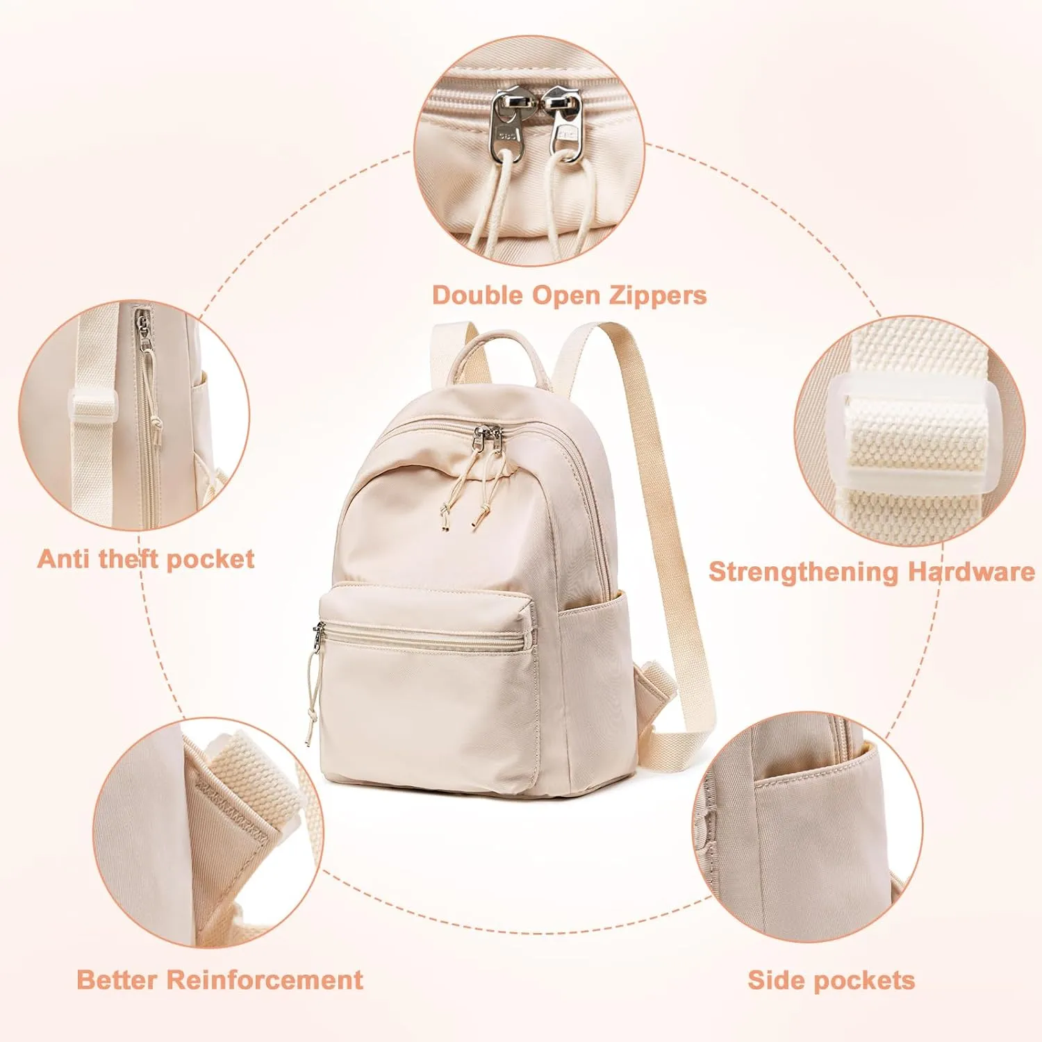 Mini Backpack Girls Teens Cute Small Backpack Purse Casual Travel School Bag