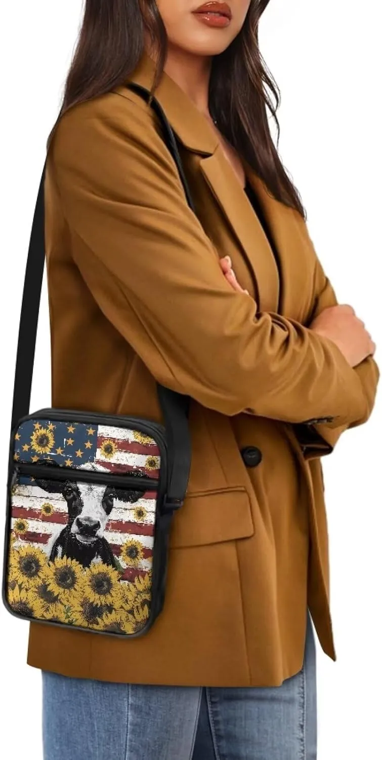 Mini Crossbody Bags Small Shoulder Messenger Bag Purse Cellphone Pouch for Men Women Kids