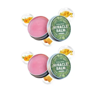 Miracle Balm, 2 Packs Organic Miracle Balm, Soothing Cream for Back, Hands and Body, Natural Ingredient（2 Packs） Moisturizing and hydrating888