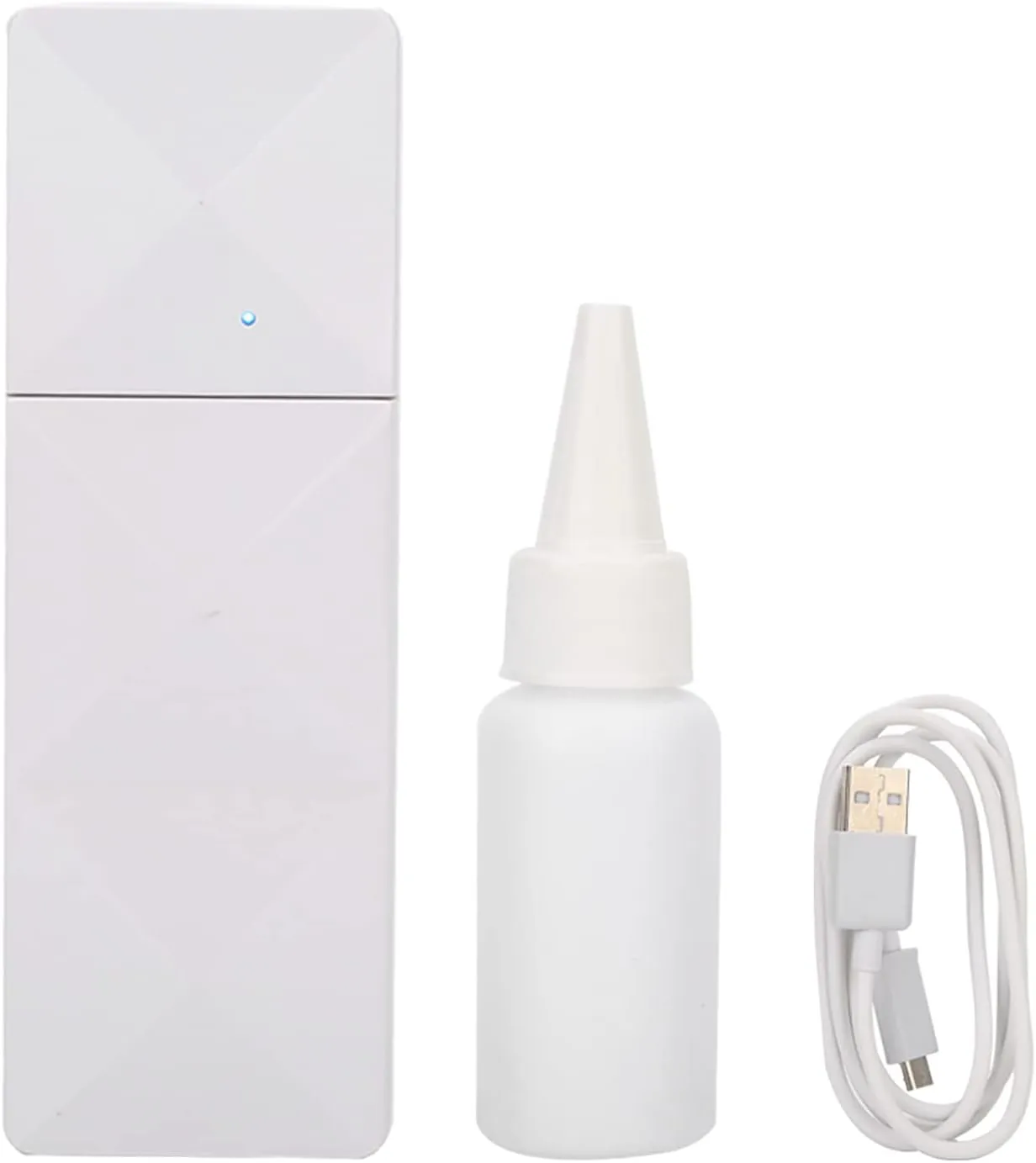 Mister for Lash Extensions, Lash Extension Supplies Protable USB Handy Mist Spray Humidifier Face Hydration Atomization Sprayer Facial Mister(Lotus White)