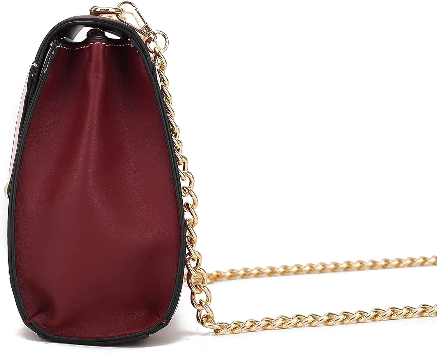 MKF Collection Crossbody Bag for Women, Vegan Leather Designer Crossover Lady Handbag Small Messenger Purse By MiaK