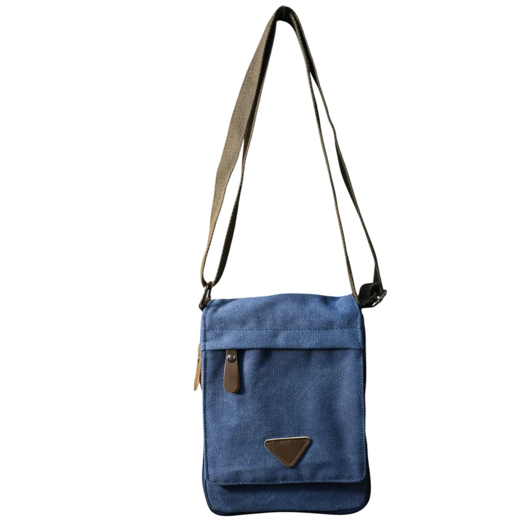 Montana Twist Slim Canvas Messenger Bag