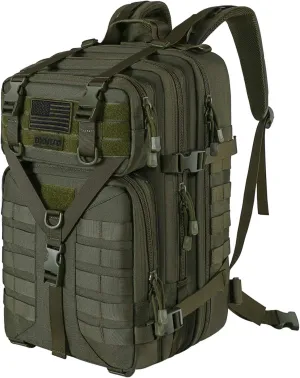 MOSISO 50L Tactical Backpack, Large Men 3 Day Assault Rucksack Military Daypack