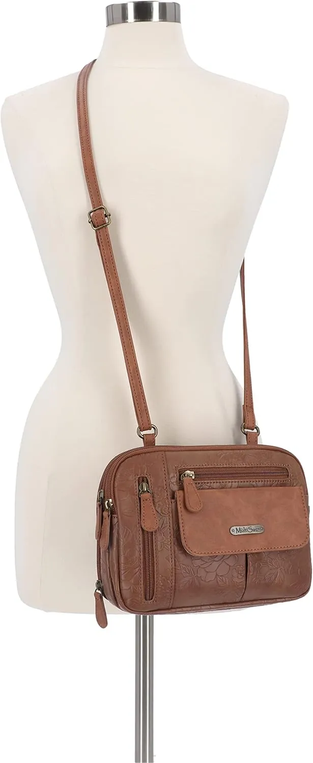MultiSac Zippy Triple Compartment Crossbody Bag