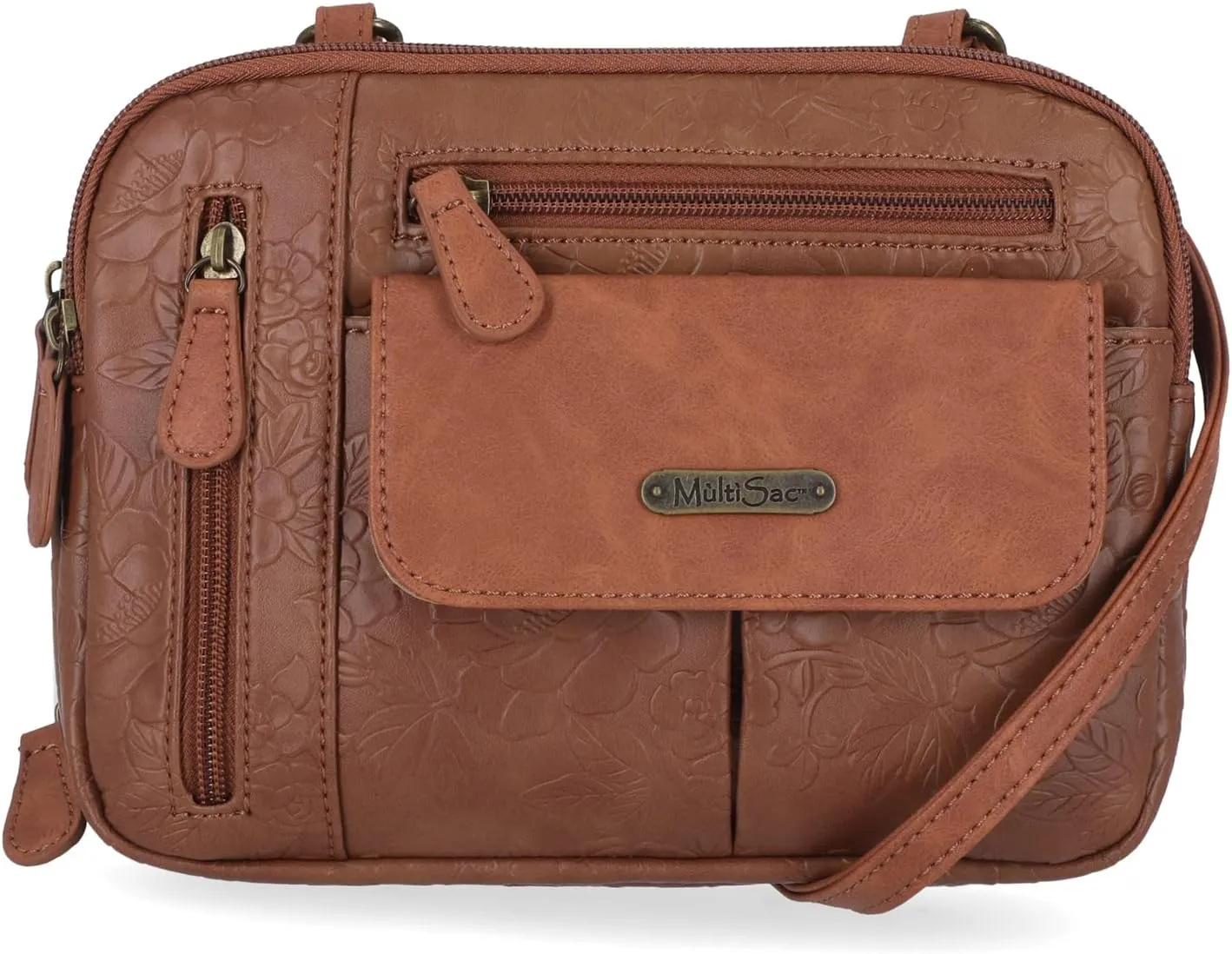 MultiSac Zippy Triple Compartment Crossbody Bag