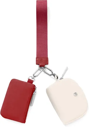 Mum's memory Mini Zip Around Wristlet Wallet for Women Dual Pouch Wristlet Portable keychain wallet Coin Purse Mini Women Coin Pocket