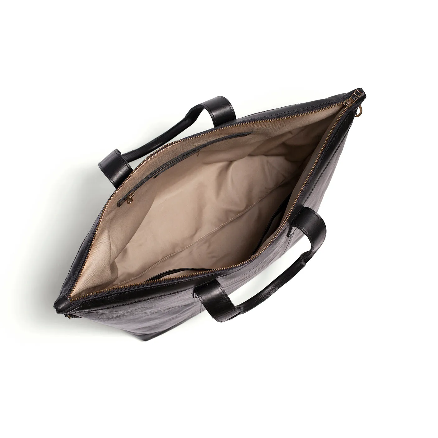 Murray leather overnight bag