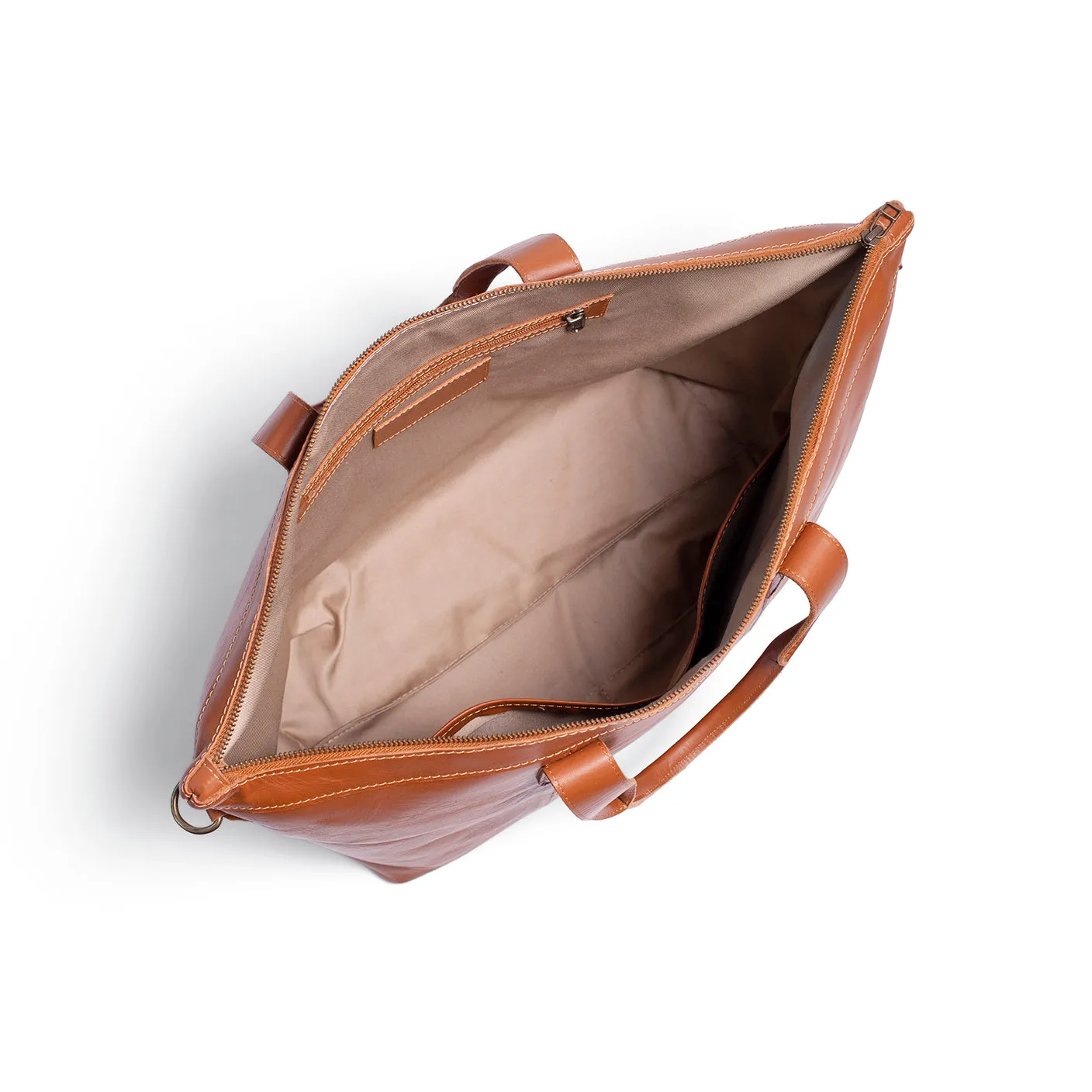 Murray leather overnight bag