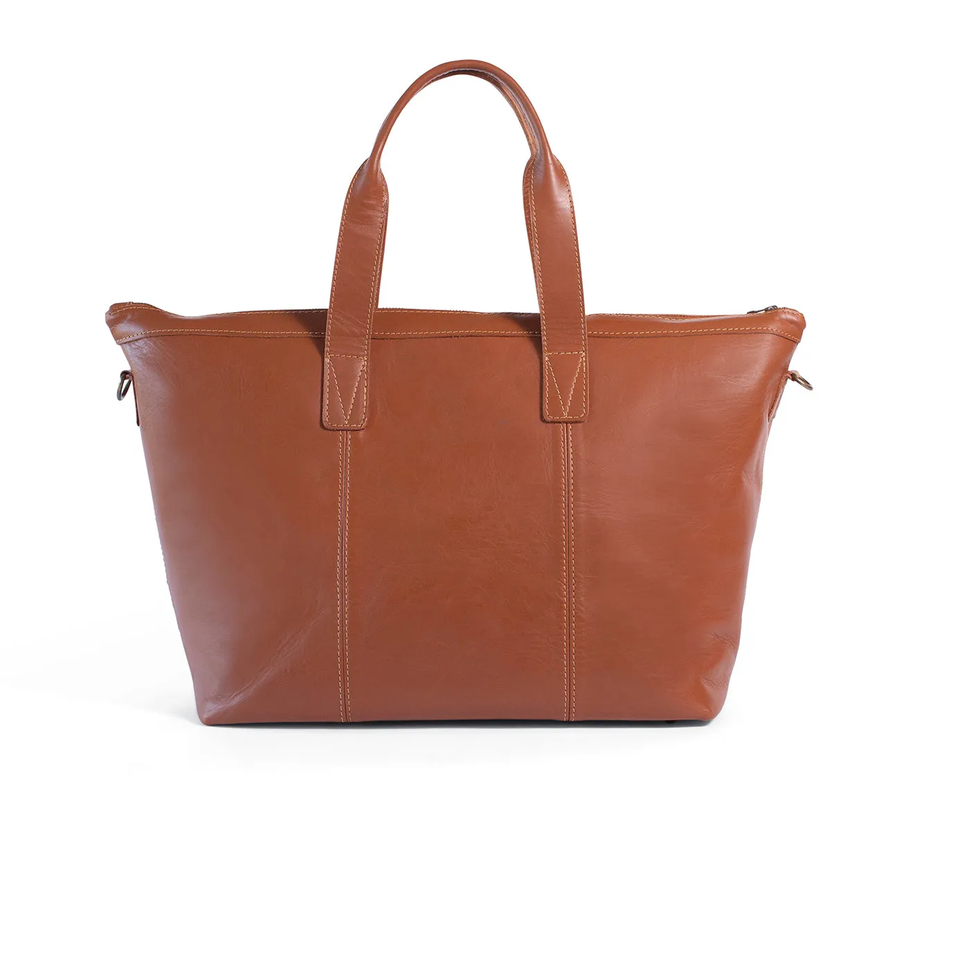 Murray leather overnight bag