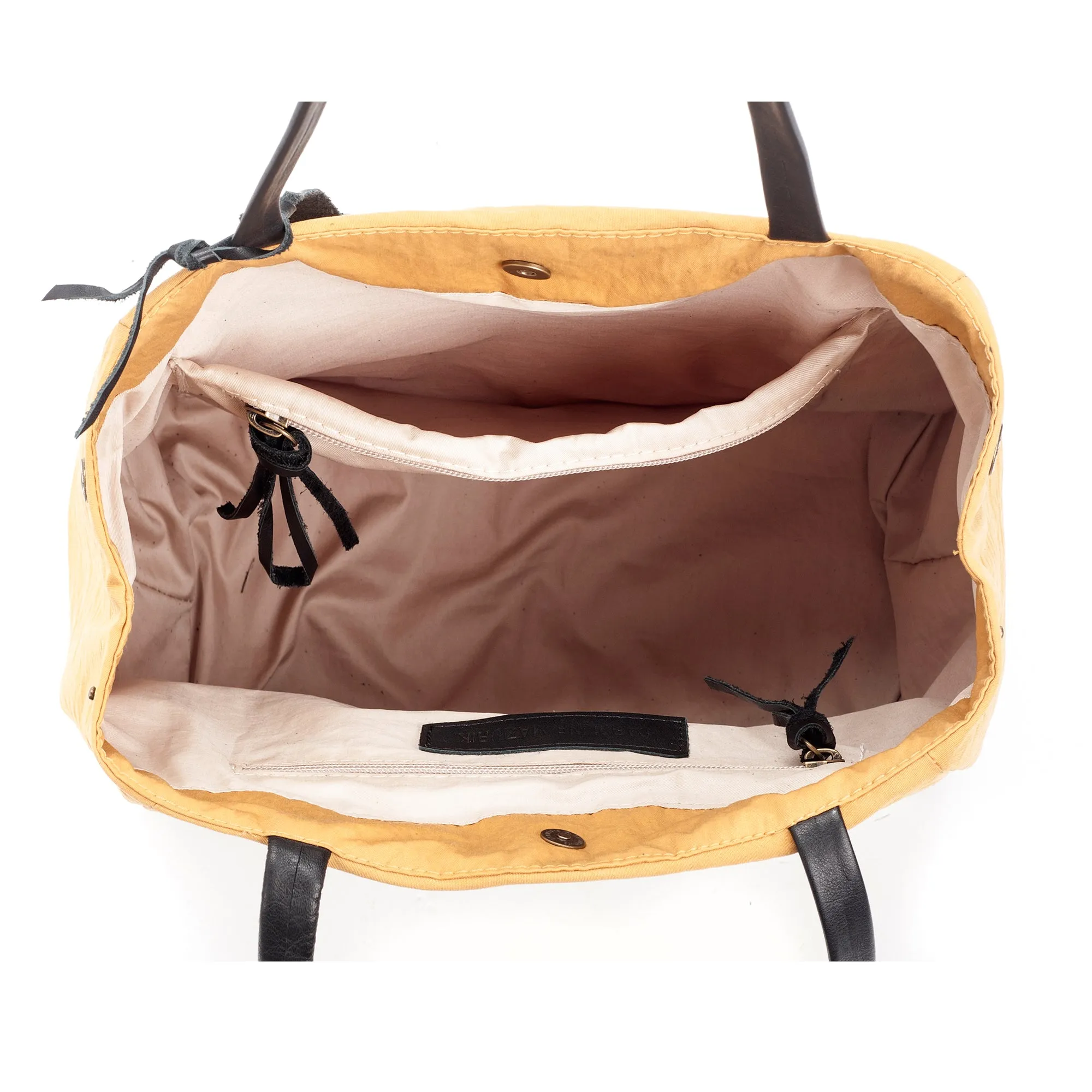 Mustard Yellow Fabric Bag