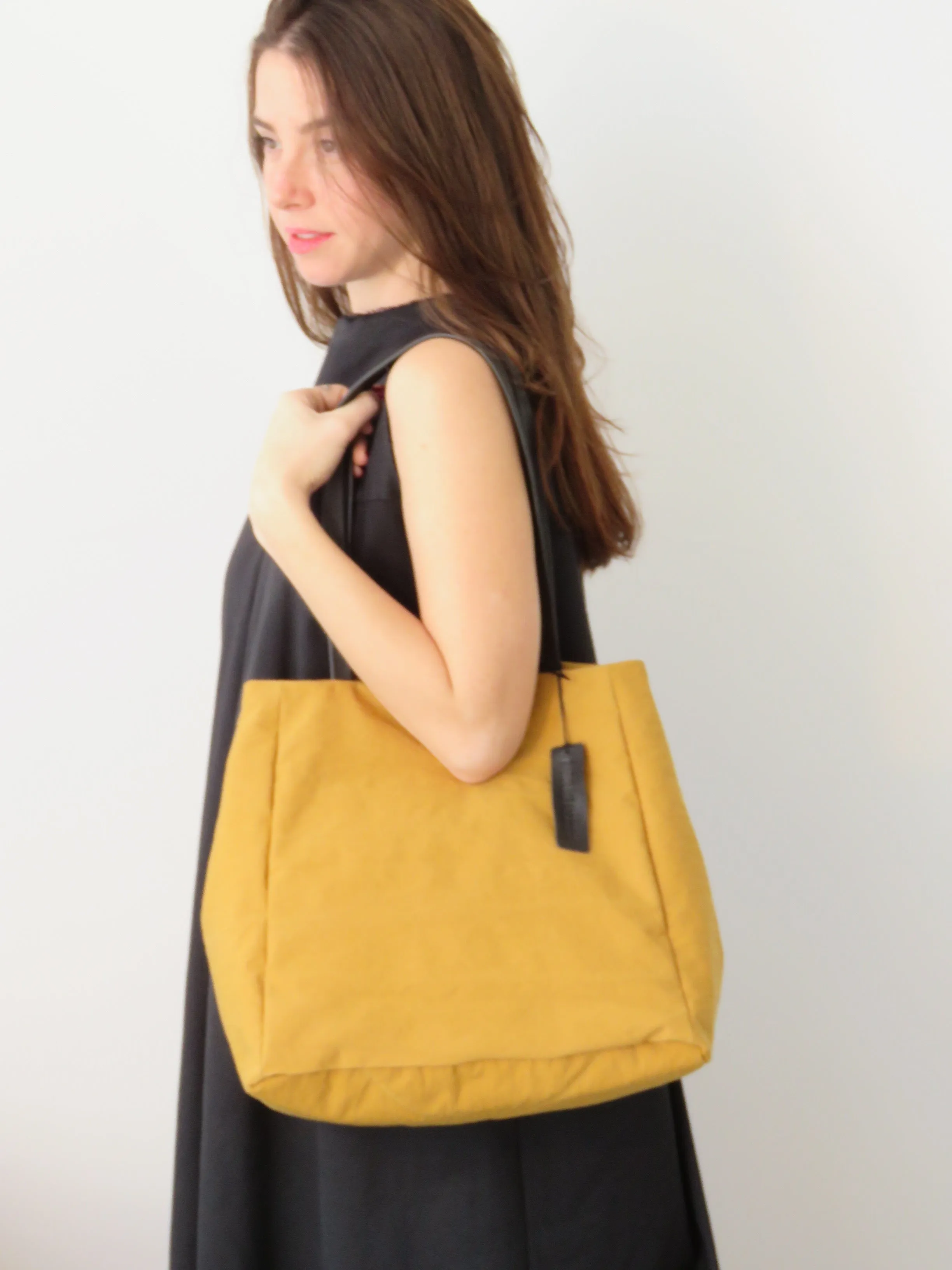 Mustard Yellow Fabric Bag