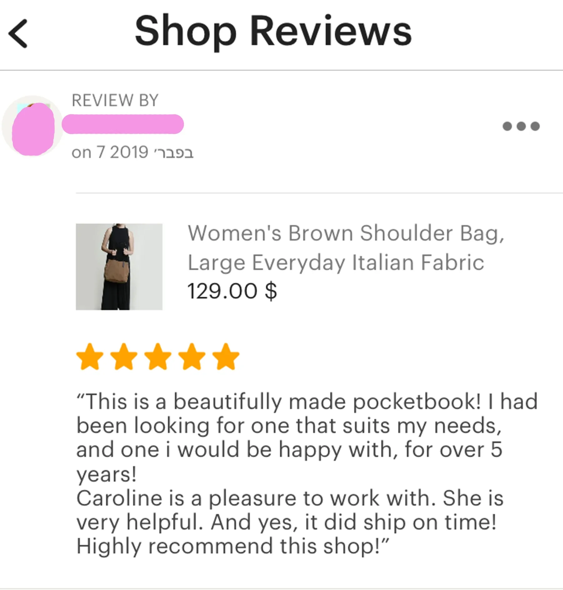Mustard Yellow Fabric Bag
