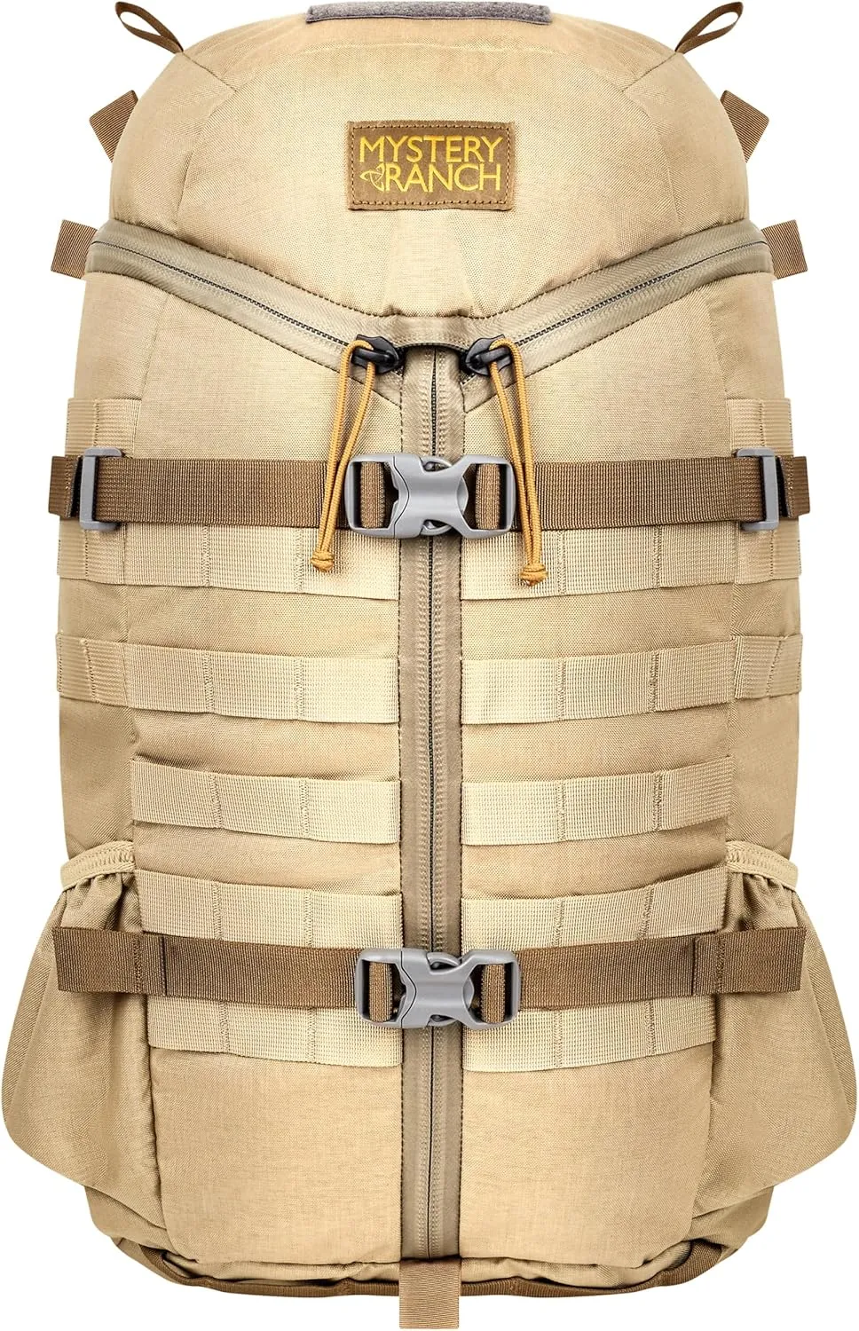 Mystery Ranch 2 Day Backpack - 3-Zip, Weatherproof Design Perfect for Travel, Hiking & Everyday Carry - 27L, Hummus, S/M