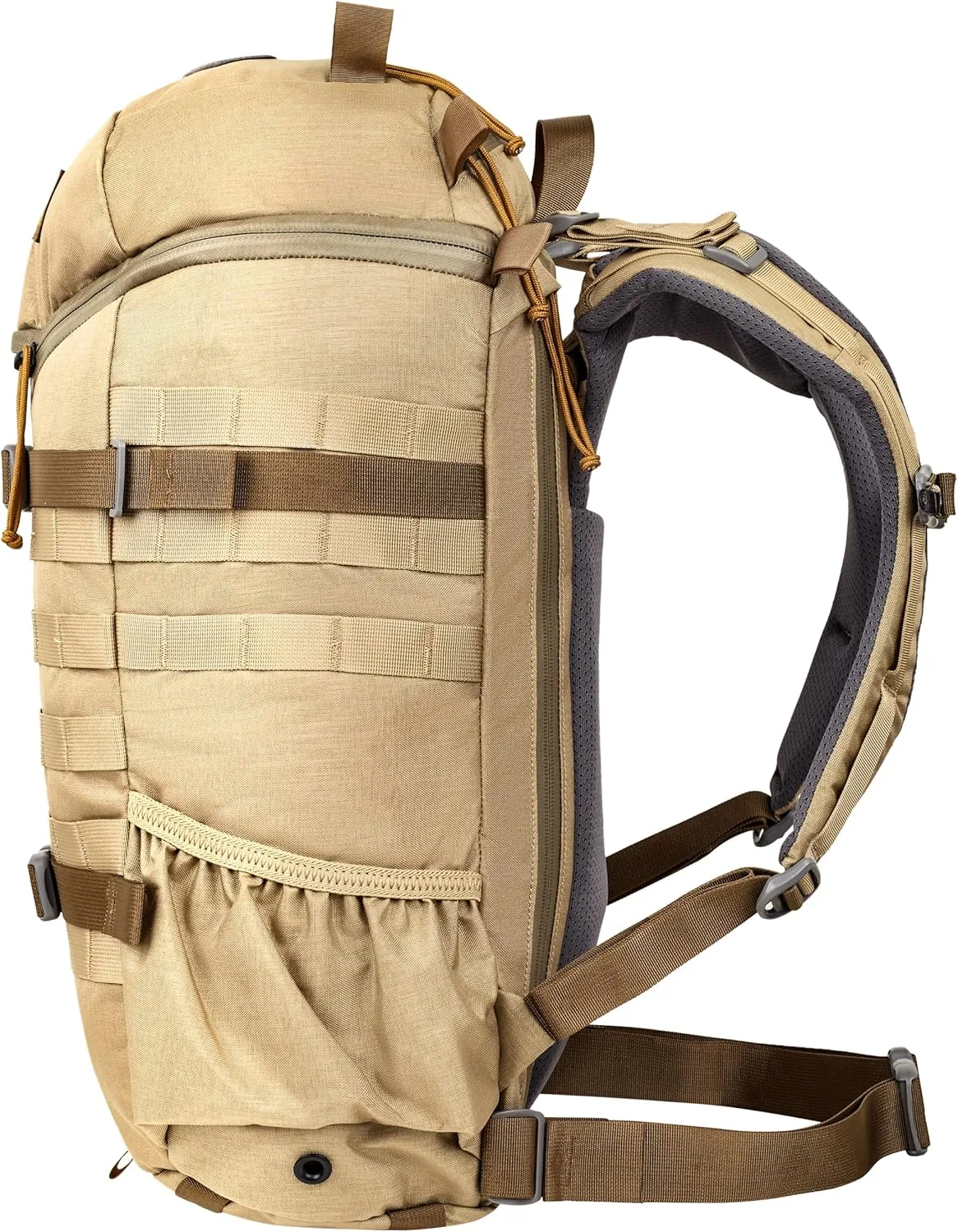 Mystery Ranch 2 Day Backpack - 3-Zip, Weatherproof Design Perfect for Travel, Hiking & Everyday Carry - 27L, Hummus, S/M