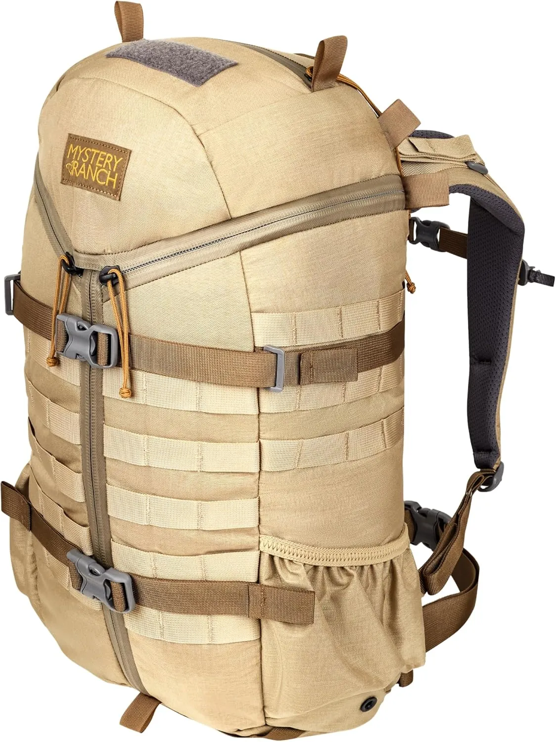 Mystery Ranch 2 Day Backpack - 3-Zip, Weatherproof Design Perfect for Travel, Hiking & Everyday Carry - 27L, Hummus, S/M