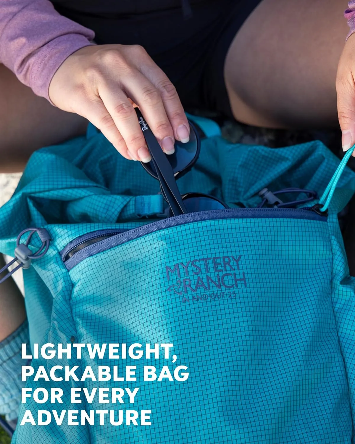Mystery Ranch In and Out Packable Backpack - Lightweight Foldable Pack, Dove, 18L