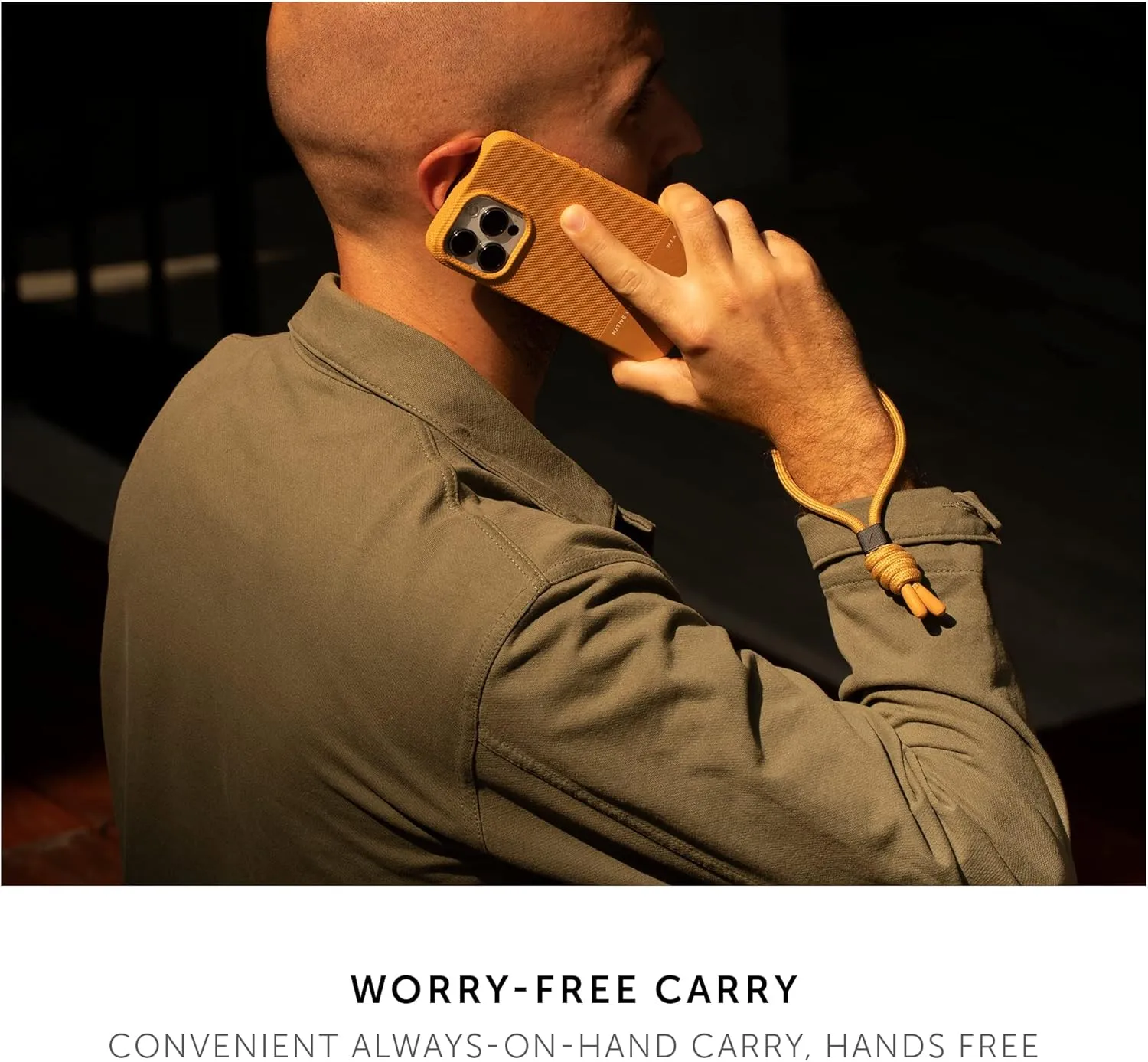 Native Union Sling – Adjustable & Detachable Phone Strap – Compatible with iPhone 16, 15, 14, 13 and most Smartphones – Made with 100% Durable & Recycled Materials (Oxyfire)