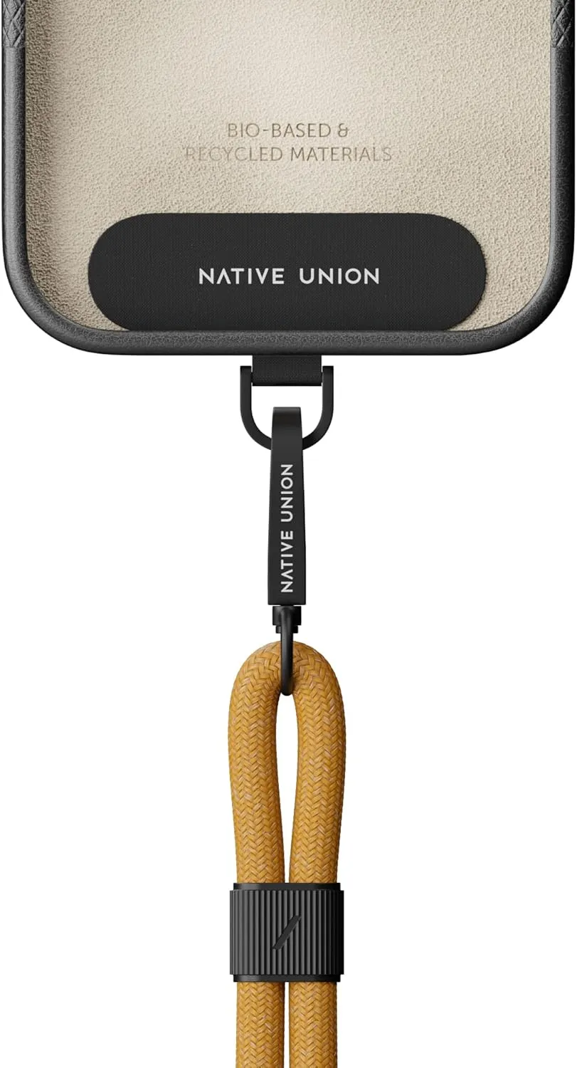 Native Union Universal Sling – Adjustable & Detachable Crossbody Strap – Made with 100% rPET Recycled Polyester – Universally Compatible with All Smartphones (Kraft)