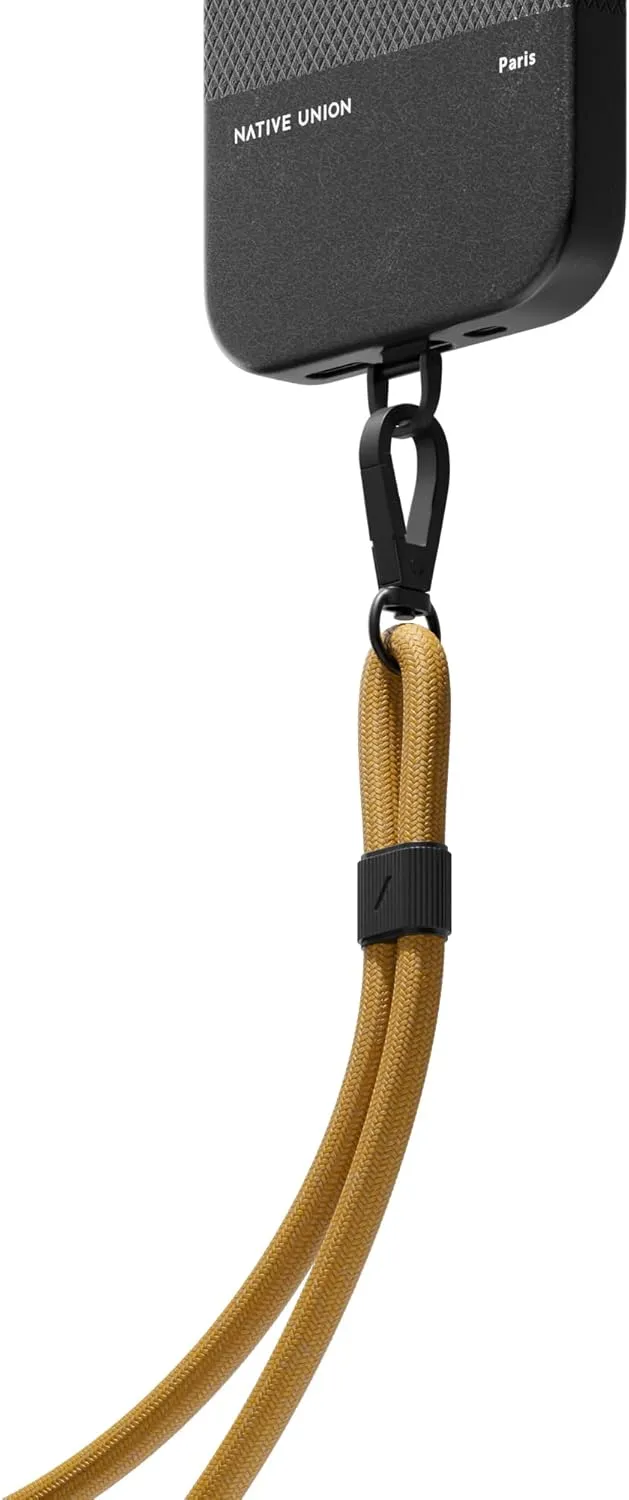 Native Union Universal Sling – Adjustable & Detachable Crossbody Strap – Made with 100% rPET Recycled Polyester – Universally Compatible with All Smartphones (Kraft)
