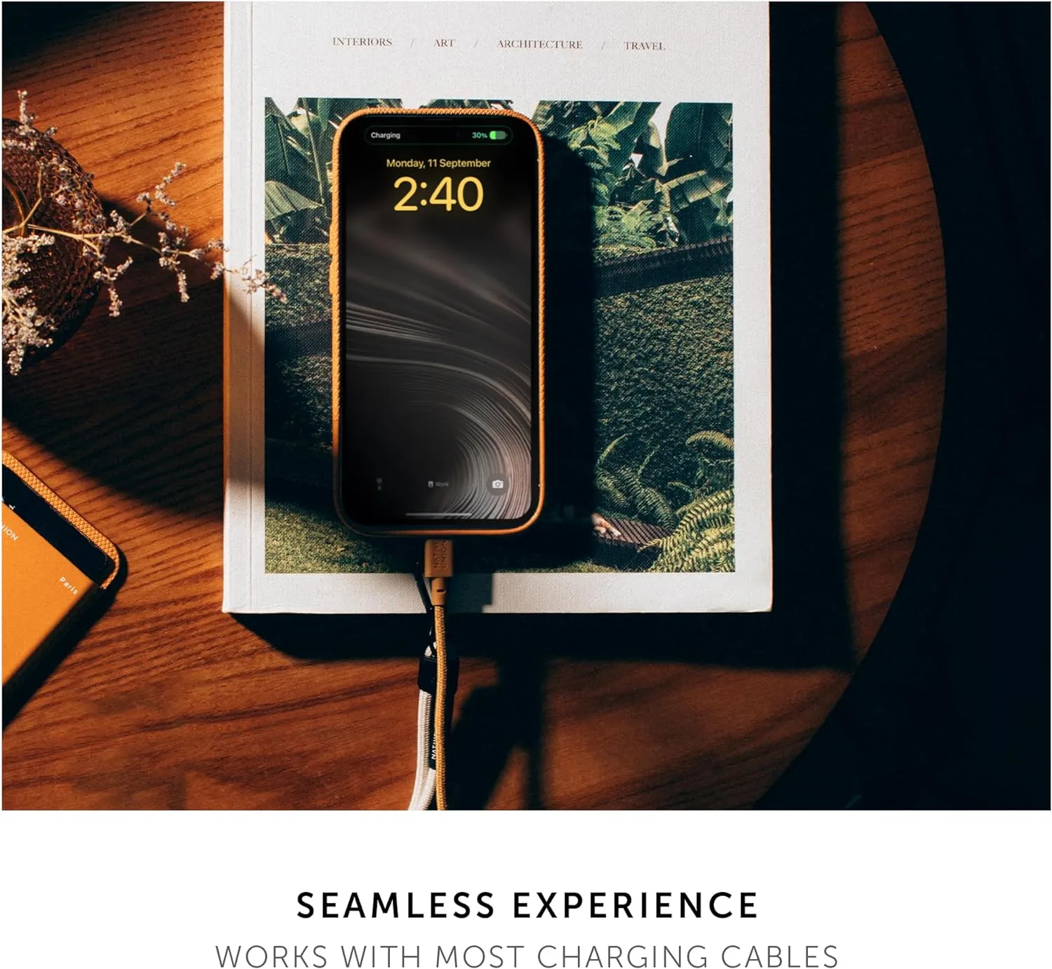 Native Union Universal Sling – Adjustable & Detachable Crossbody Strap – Made with 100% rPET Recycled Polyester – Universally Compatible with All Smartphones (Kraft)