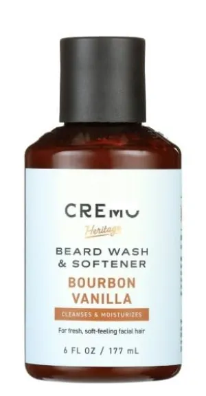 New 2-in-1 Beard & Face Wash, Bourbon Vanilla Scent, 6 fl oz (1 Pack, Package May Vary)