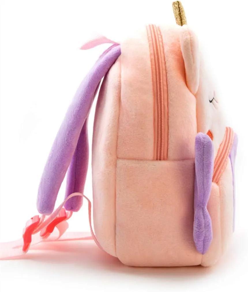 NICE CHOICE Cute Toddler Backpack Toddler Bag Plush Animal Cartoon Mini Travel Bag for Baby Girl Boy 2-6 Years(BB Unicorn)