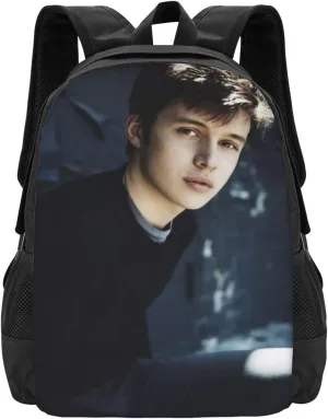 Nick Actors Robinson Backpack Laptop Computer Bag Double Shoulder Bags Casual Daypack for Travel Work Business Outdoor 15.6 Inch