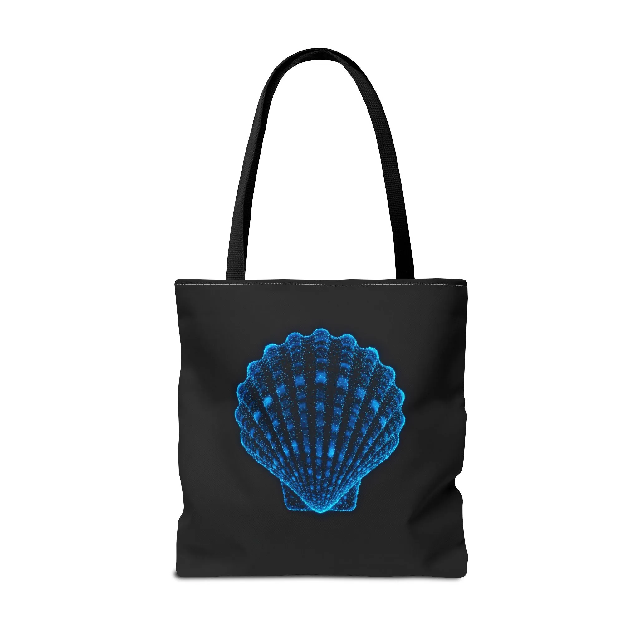 Ocean Blue Shell Tote Bag | Stylish Beach Essential | Eco-Friendly Shopping Bag